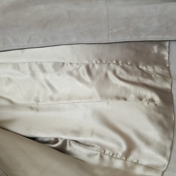 Vintage Suede Leather Pantsuit Set Size 10 - Picture 8 of 14